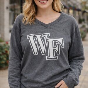 Wake Forest Sweatshirt (gray with WF logo) size L